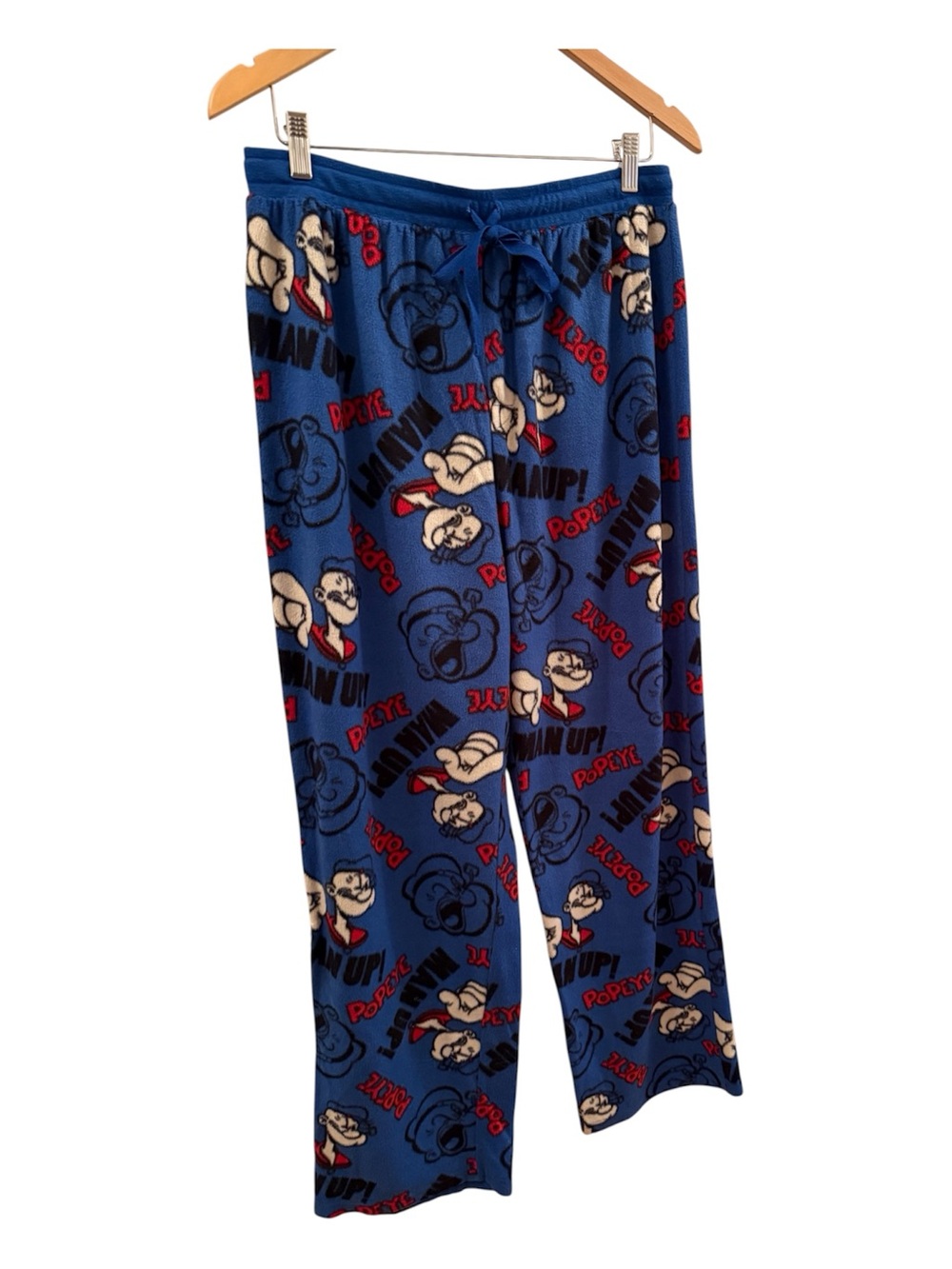 Blue Popeye Fleece PJ Pants